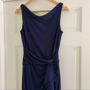 Ralph Lauren navy evening gown